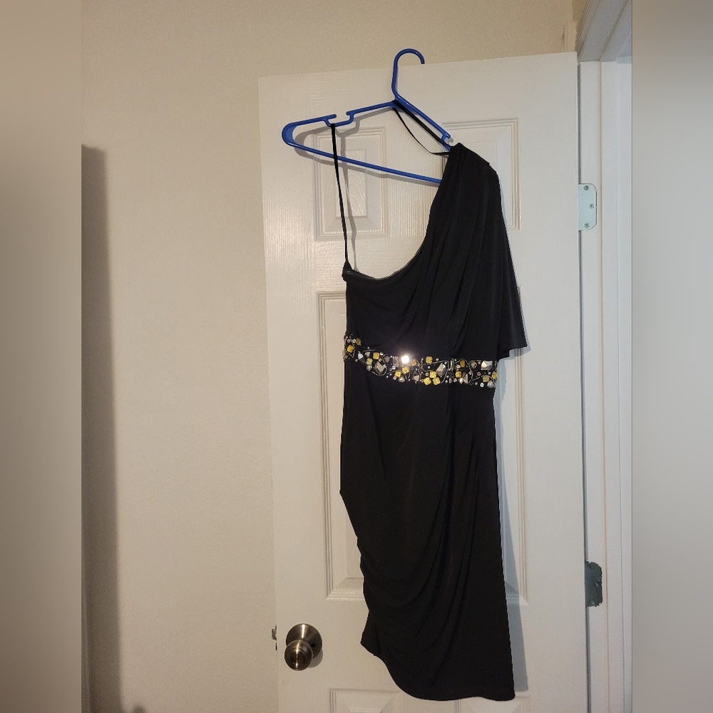 Calvin Klein One Shoulder Dress 12